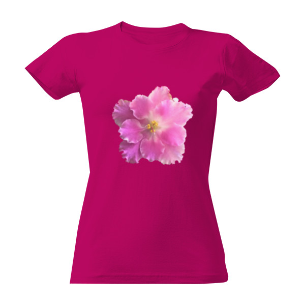 Tričko s potiskem Africká fialka