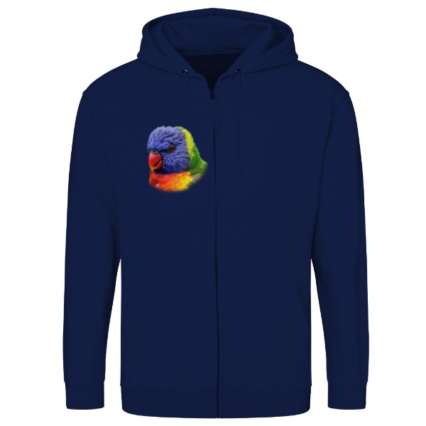 Mikina na zip unisex s potiskem Alexandr velký