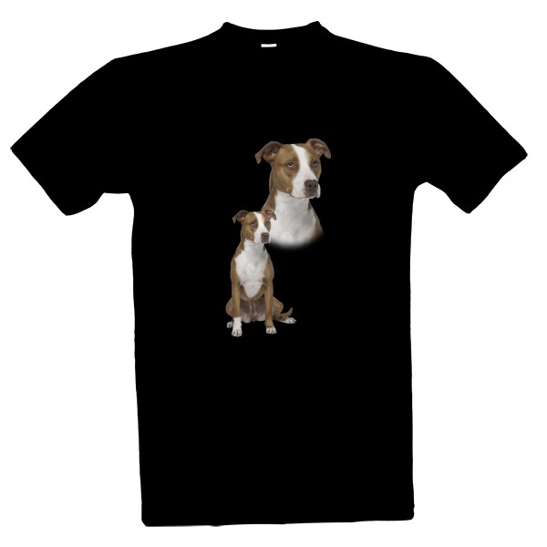 Tričko s potiskem Americký pitbull teriér 