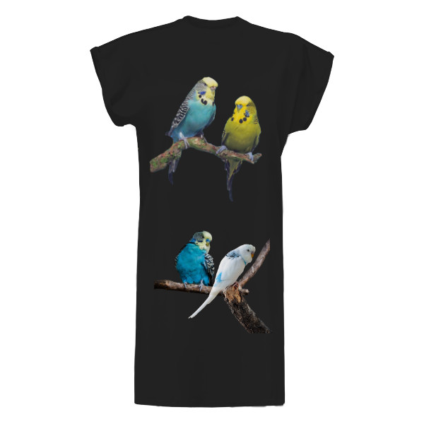 Tričko s potiskem Andulka vlnkovaná