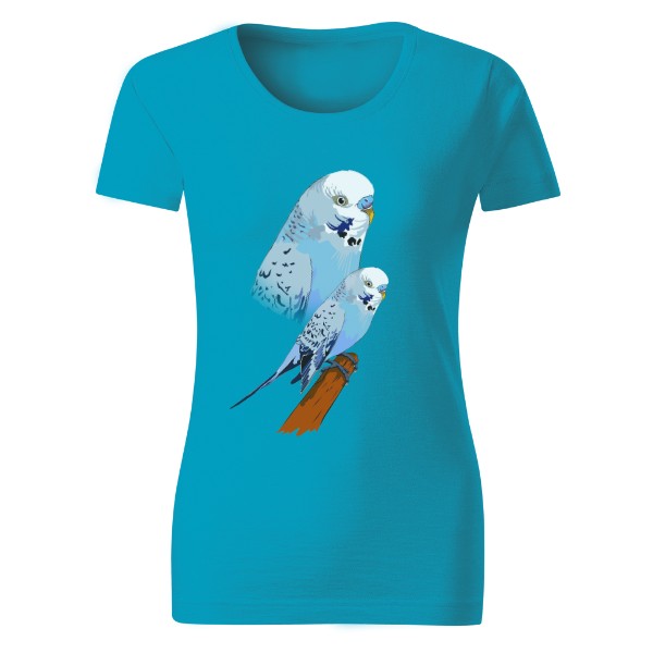 Tričko s potiskem Andulka vlnkovaná