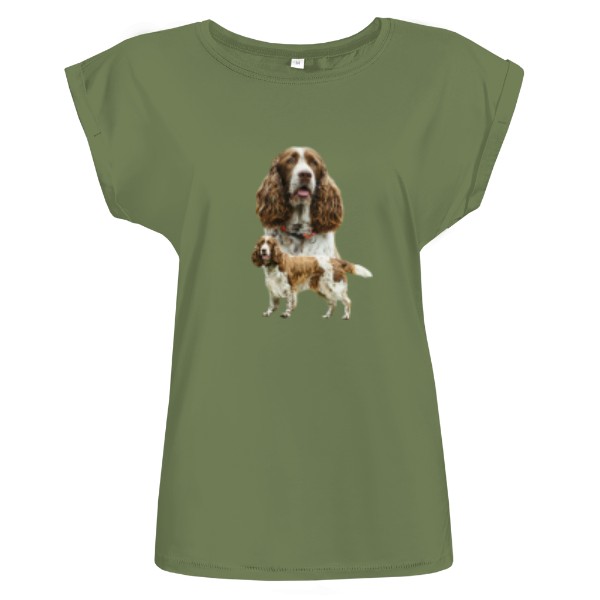 Tričko s potiskem Anglický špringršpaněl