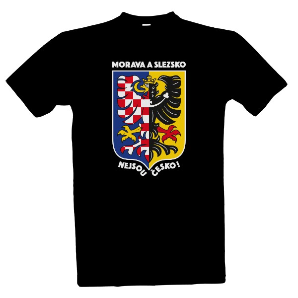 Tričko s potiskem Antičesko moravsko-slezský erb