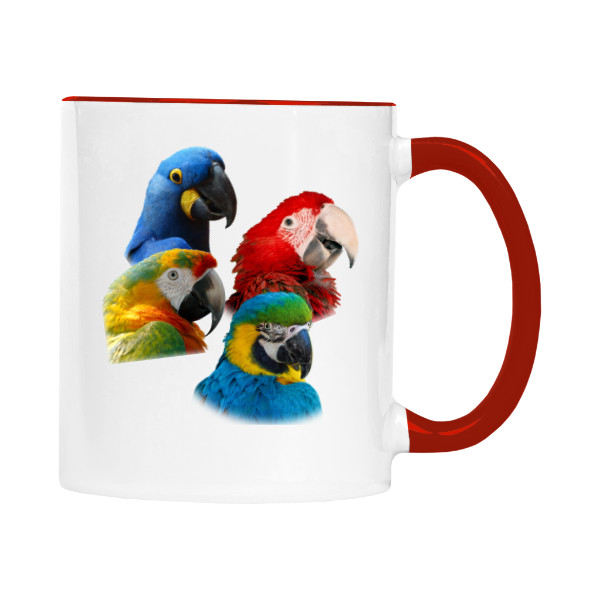 Hrnek malý barevný s potiskem Ara