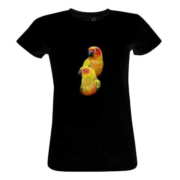 Tričko s potiskem Aratinga sluneční