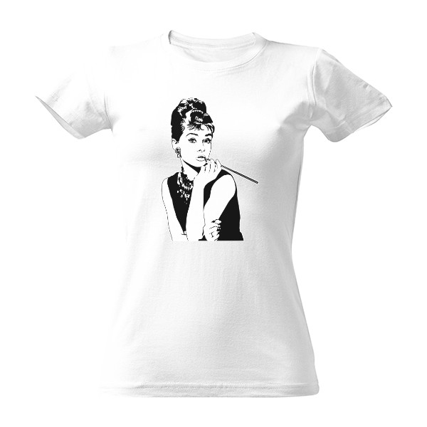 Tričko s potiskem Audrey Hepburn