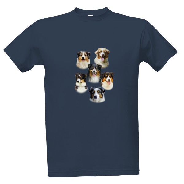 Tričko s potiskem Australský ovčák