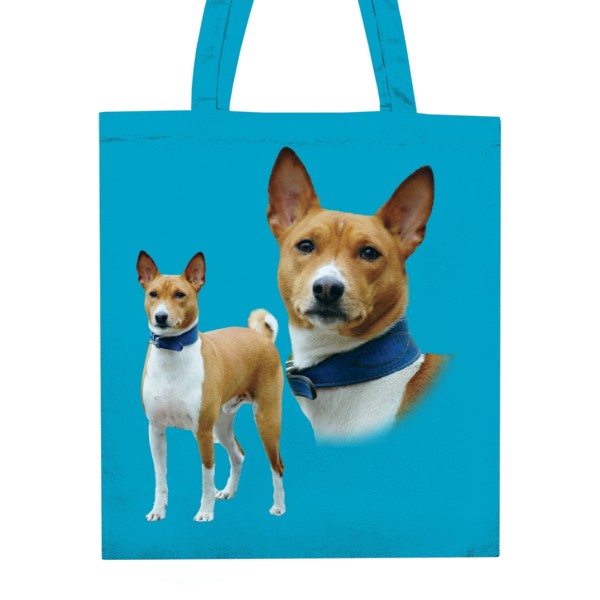 Nákupní taška unisex s potiskem Basenji