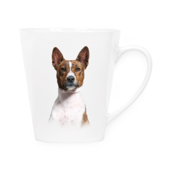 Hrnek kónický s potiskem Basenji