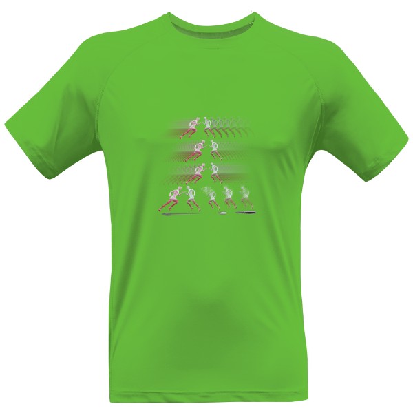 Pánské funkční tričko Premium s potiskem Běžec