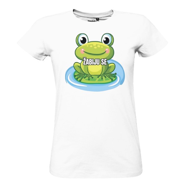 Tričko s potiskem Žabiju se