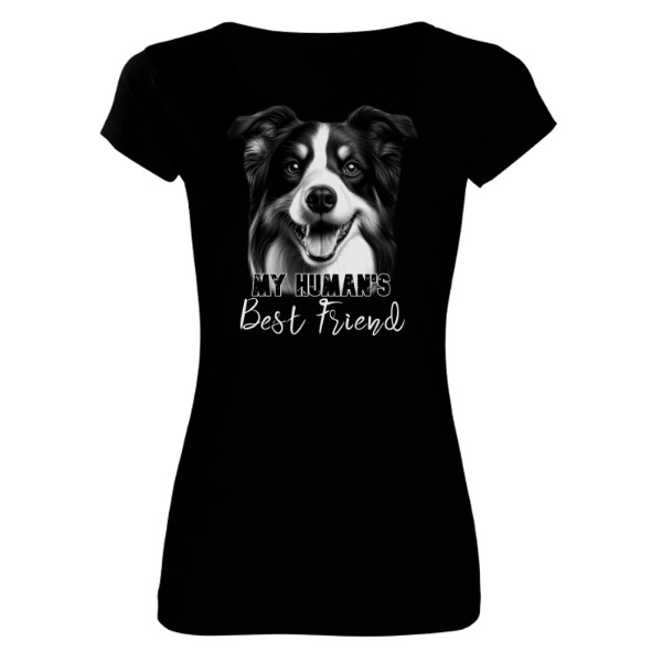 Tričko s potiskem Border kolie