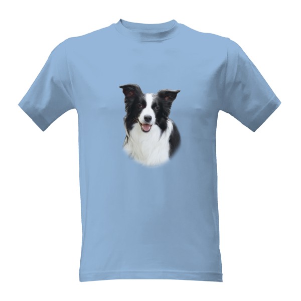 Tričko s potiskem Border kolie 
