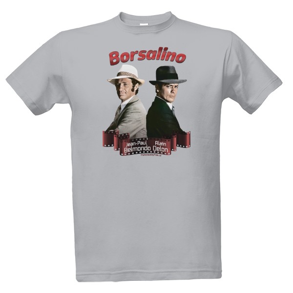 Tričko s potiskem Borsalino - Belmondo a Delon 
