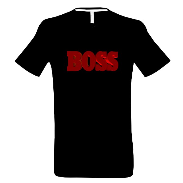 Tričko s potiskem Boss