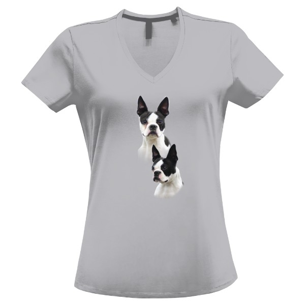 Tričko s potiskem Bostonský teriér