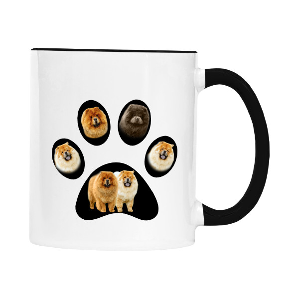 Hrnek malý barevný s potiskem Čau Čau 