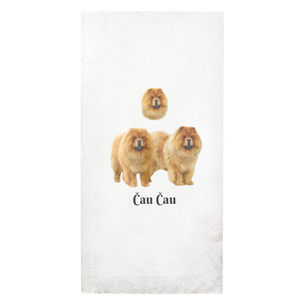 Nákrčník/bandana s potiskem Čau Čau