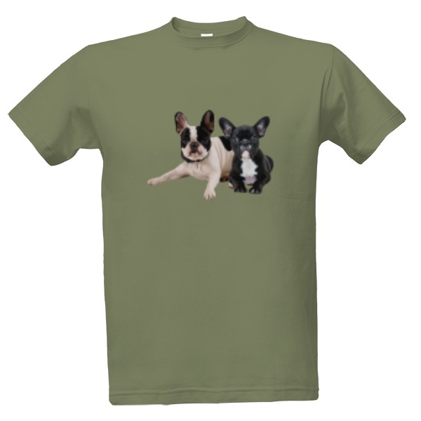 Tričko s potiskem Francouzský buldoček