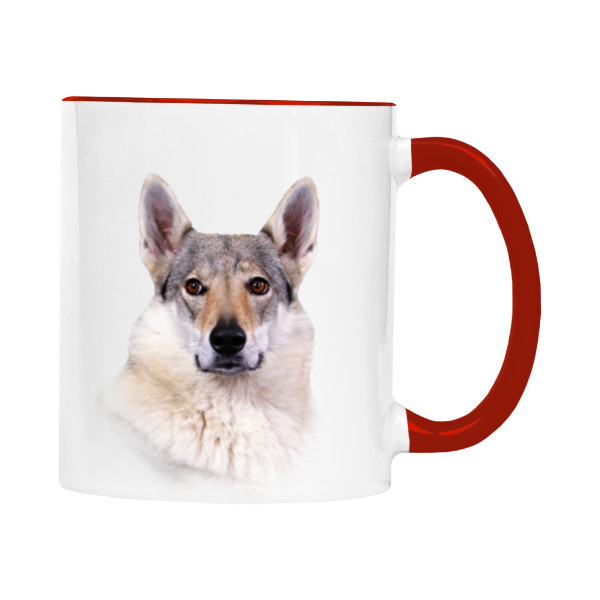 Hrnek malý barevný s potiskem Československý vlčák 