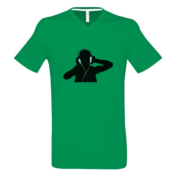 Tričko s potiskem Sluchátka