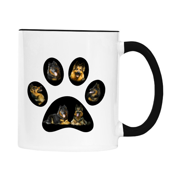 Hrnek malý barevný s potiskem Chodský pes