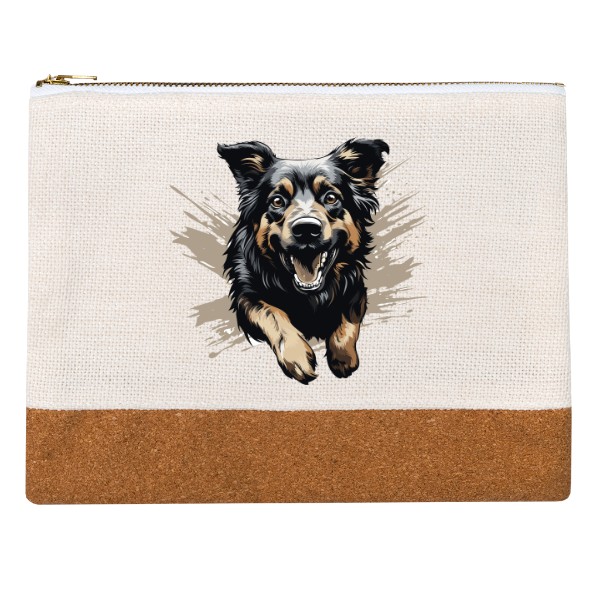 Penál lněný s potiskem Chodský pes