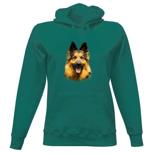 Dámská mikina s kapucí s potiskem Chodský pes