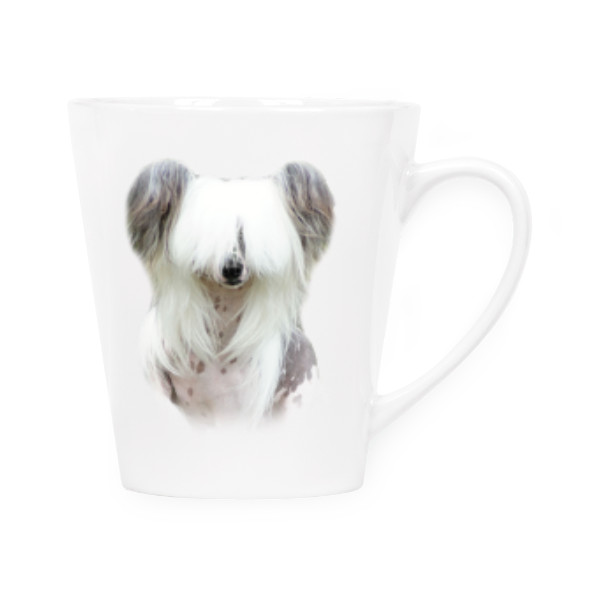 Hrnek kónický s potiskem Čínský chocholatý pes