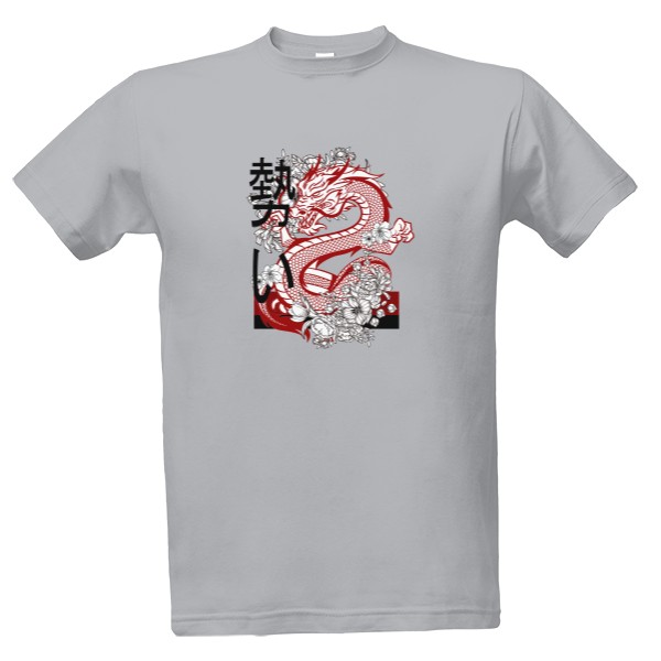 Tričko s potiskem Čínský drak