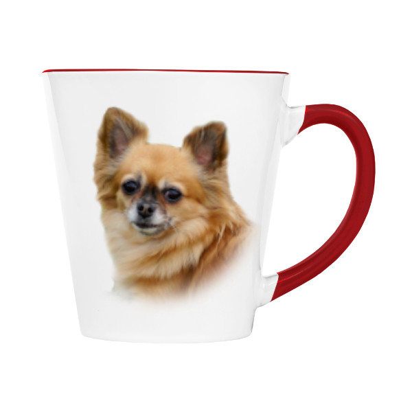 Hrnek kónický barevný s potiskem Čivava