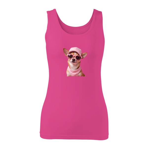 Čivava s kšiltovkou