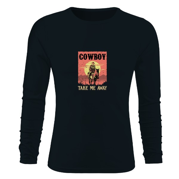 Tričko s potiskem Cowboy