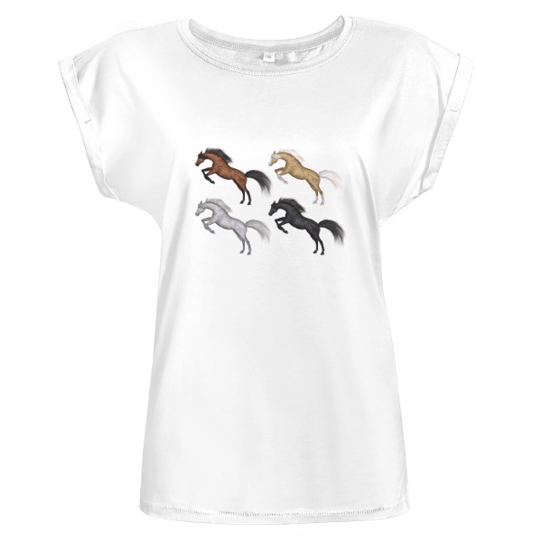 Tričko s potiskem Koně