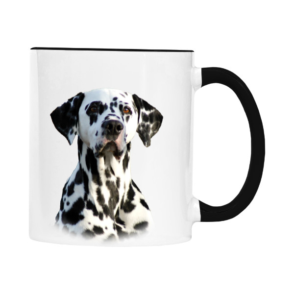 Hrnek malý barevný s potiskem Dalmatin