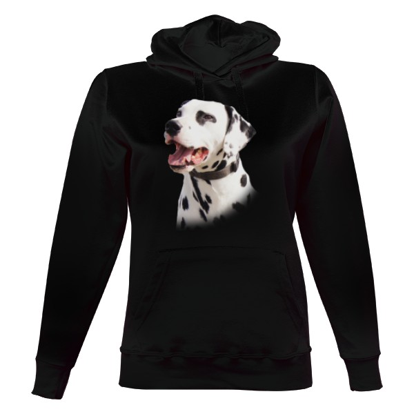 Dámská mikina s kapucí s potiskem Dalmatin