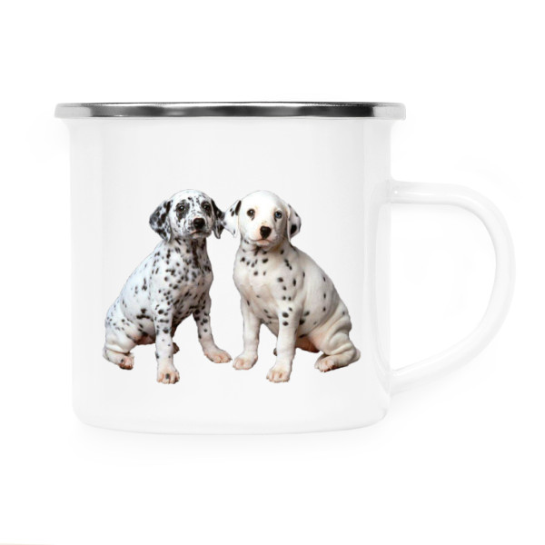 Plecháček - nerezový lem s potiskem Dalmatin