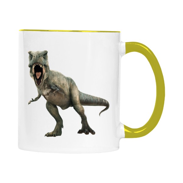 Hrnek malý barevný s potiskem Dinosaurus