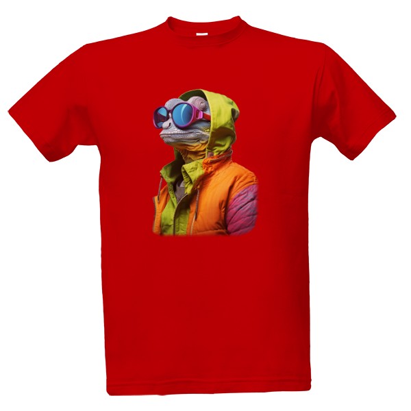 Tričko s potiskem Chameleon