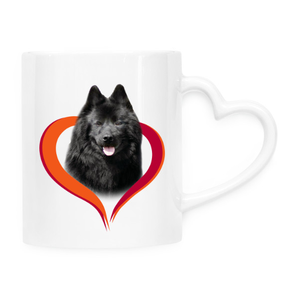 Hrnek srdce s potiskem Eurasier