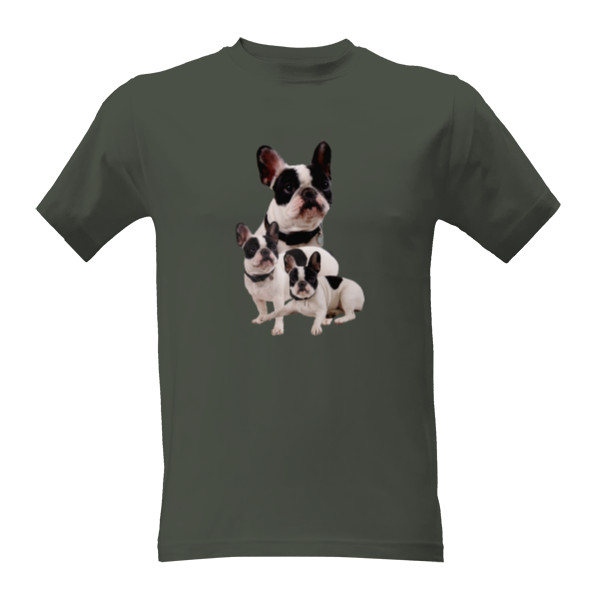 Tričko s potiskem  Francouzský buldoček