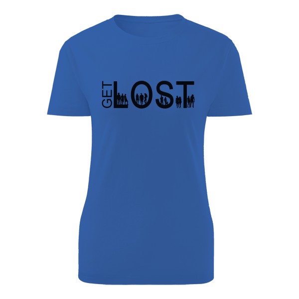 Tričko s potiskem Get lost-lady