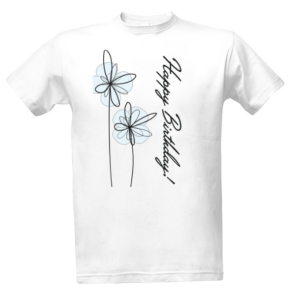 Tričko s potiskem Happy Birththday! 