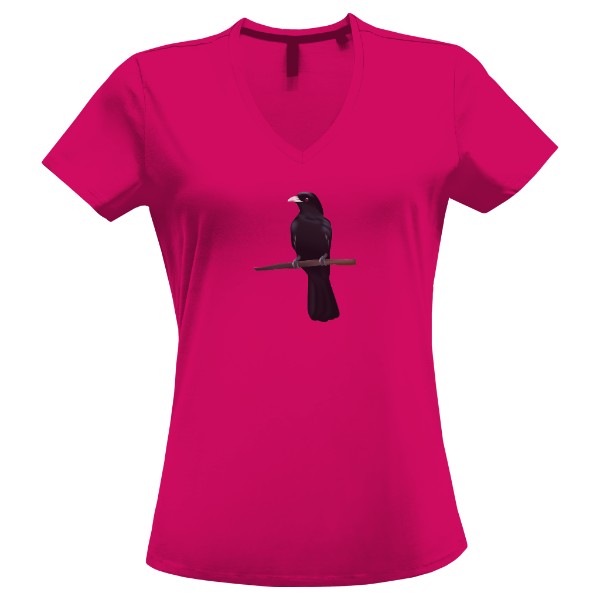 Tričko s potiskem Havran