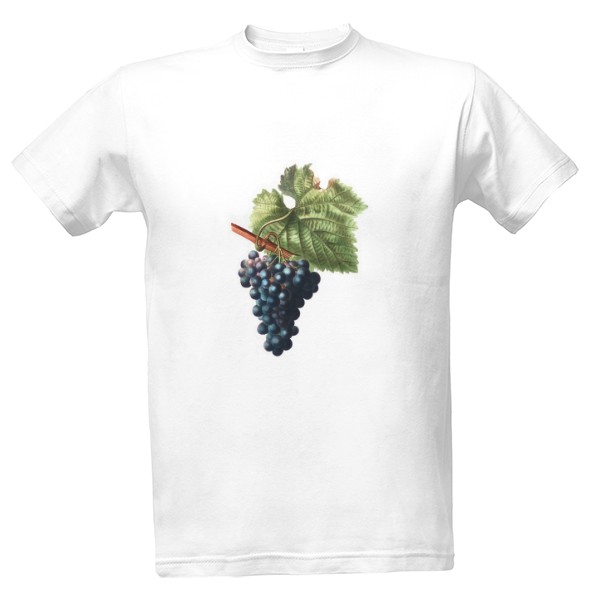 Tričko s potiskem Hroznové víno
