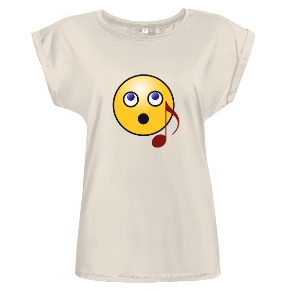 Tričko s potiskem Hudební smajlík