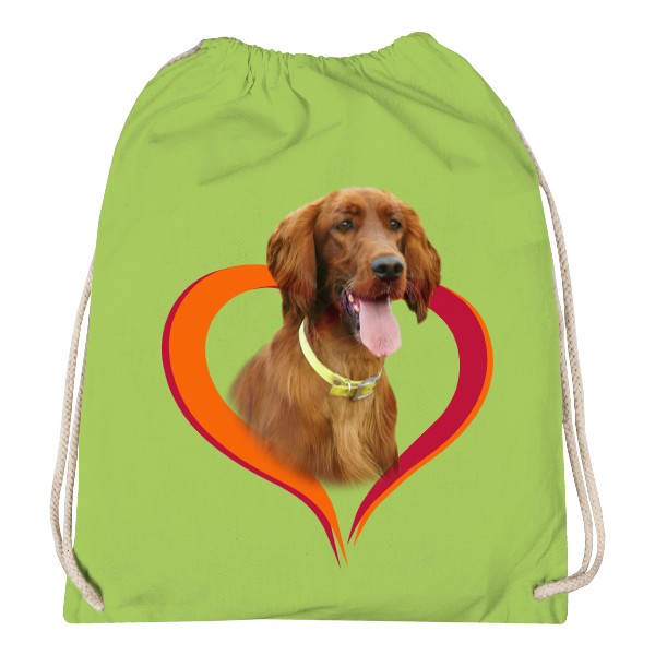 Vak na záda s potiskem Irský setr 