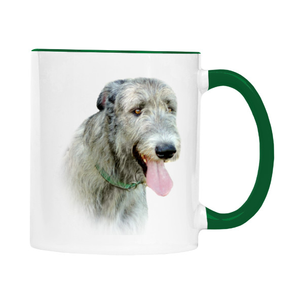 Hrnek malý barevný s potiskem Irský vlkodav
