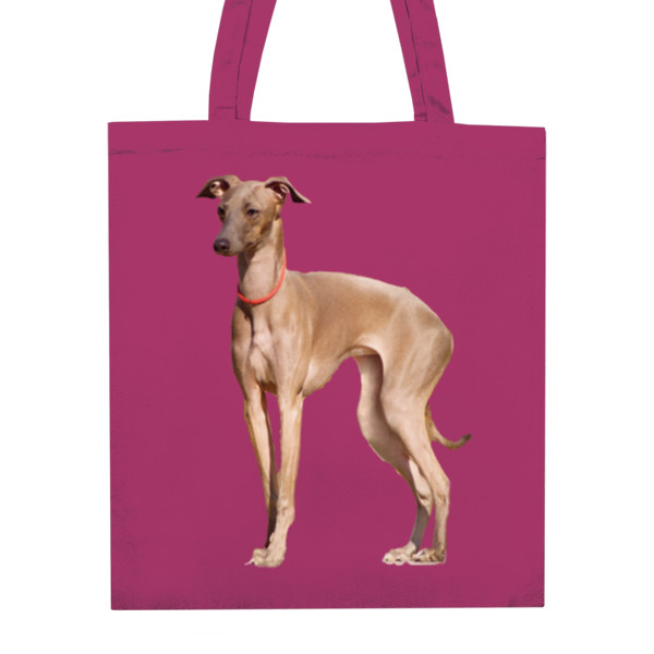 Nákupní taška unisex s potiskem Italský chrtík 