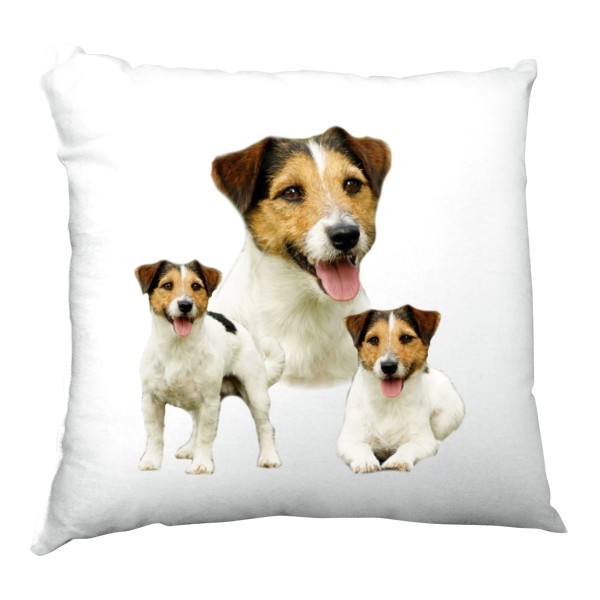 Polštář saténový s potiskem Jack Russell teriér 